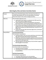 AGLS Integrity, Ethics and Culture Committee Charter thumbnail image